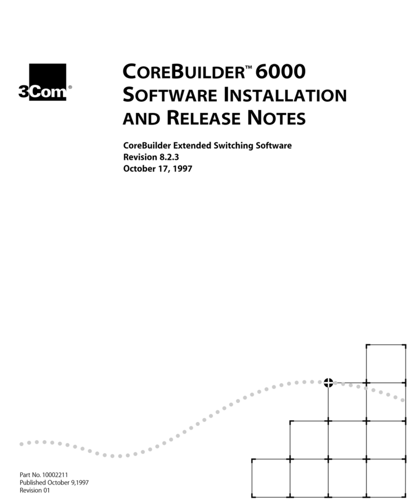 3Com CoreBuilder 6000 Instruction Manual