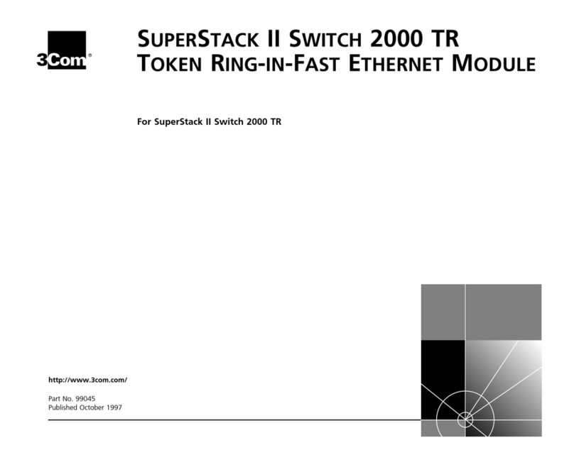 3Com SUPERSTACK II 2000 TR User manual
