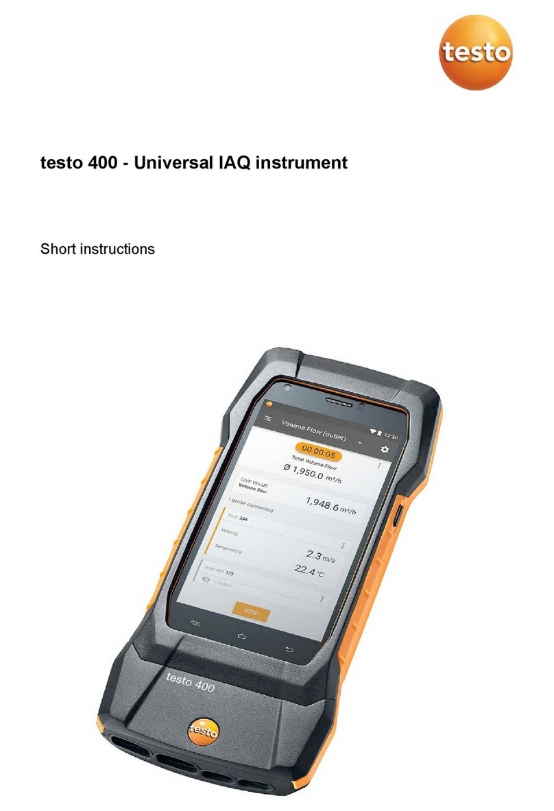 TESTO 400 Manual