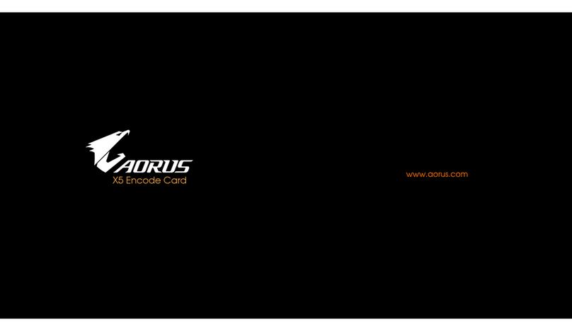 AORUS X5 User manual