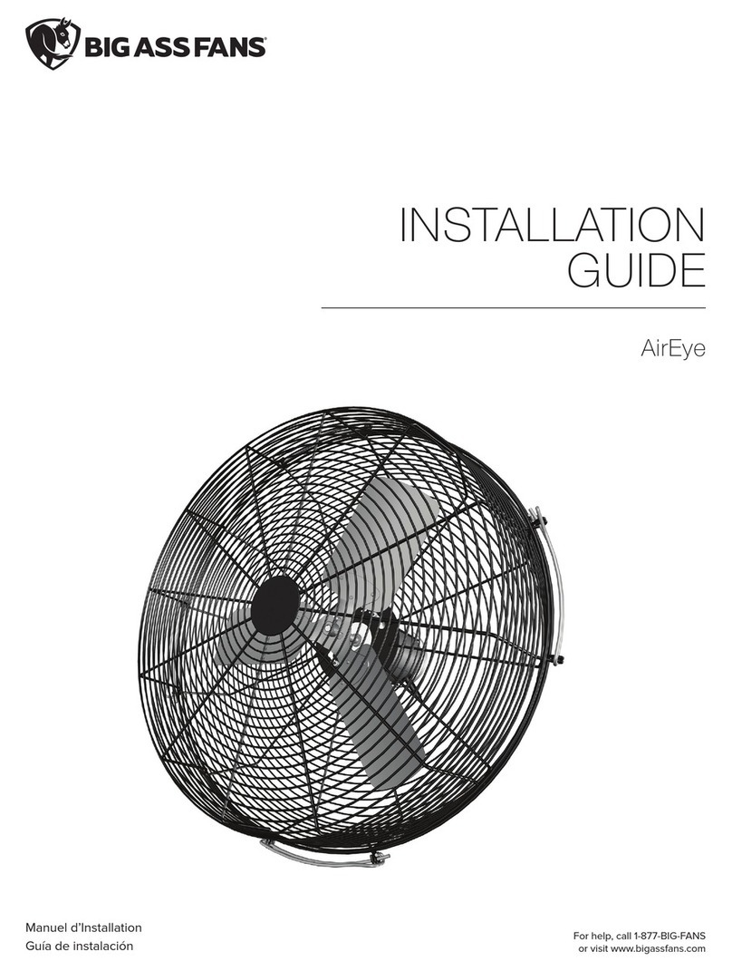 Bigassfans AirEye User manual