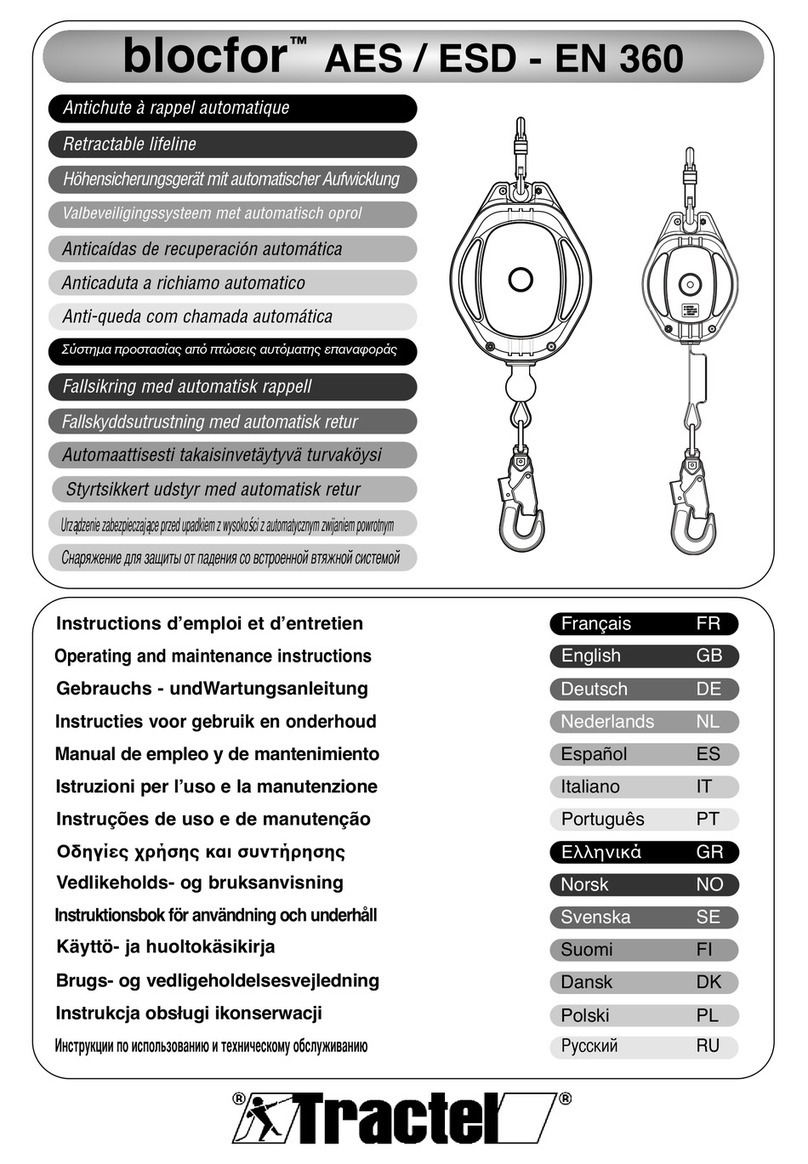 Tractel blocfor AES Series Manual
