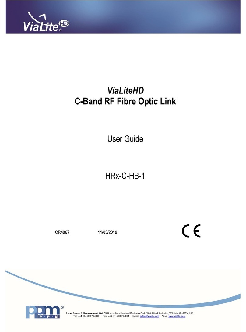 PPM ViaLiteHD HRx-C-HB-1 series user guide