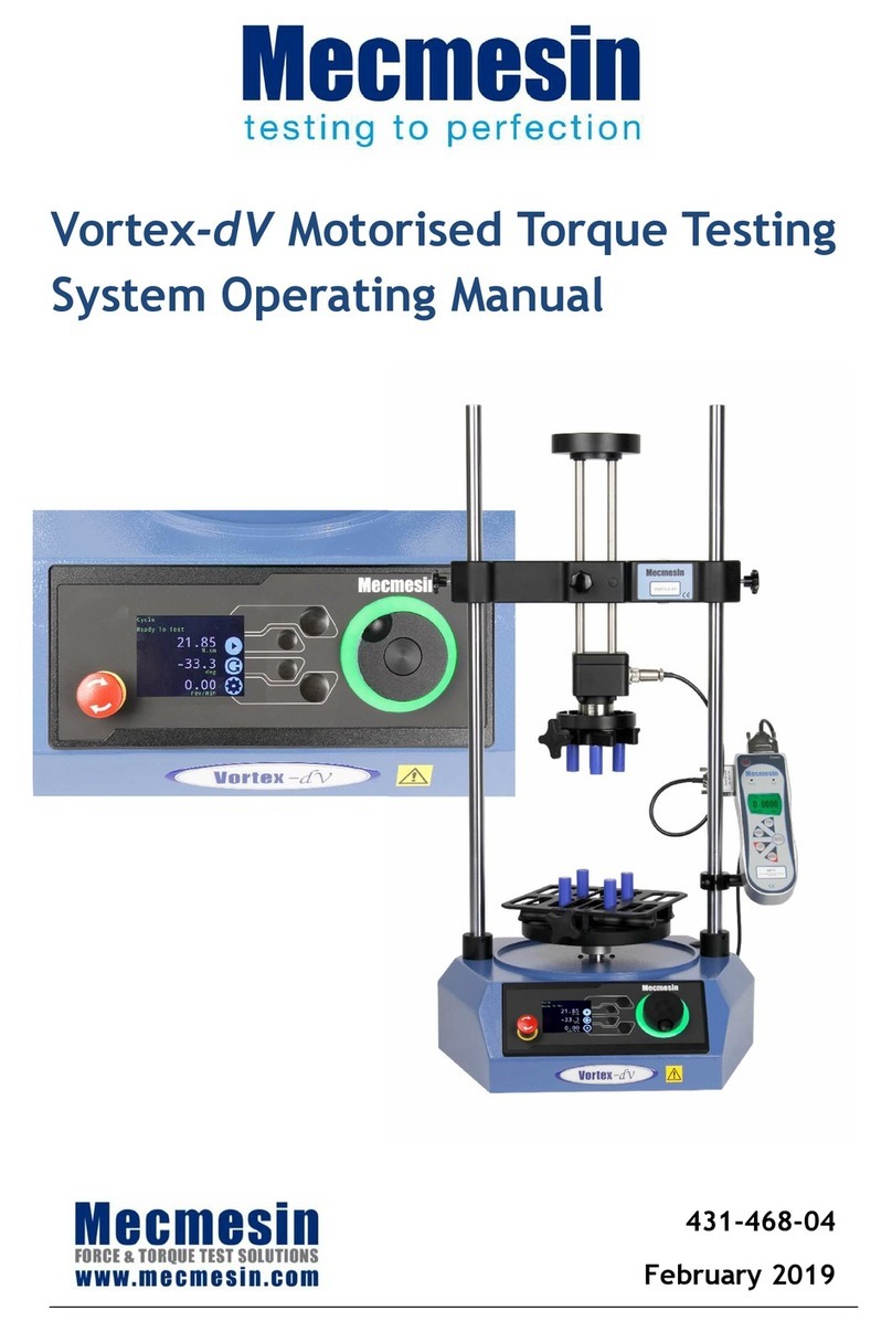 Mecmesin Vortex-dV operating manual