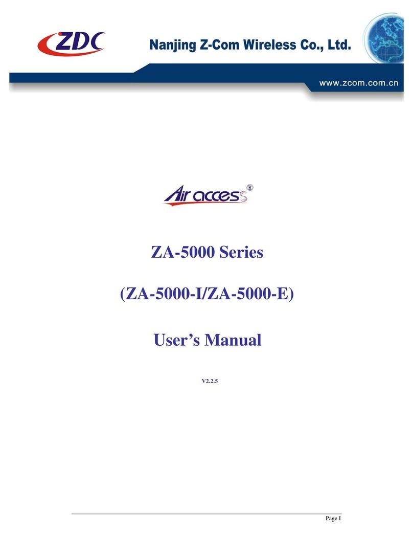 ZDC Air Access ZA-5000 Series user manual