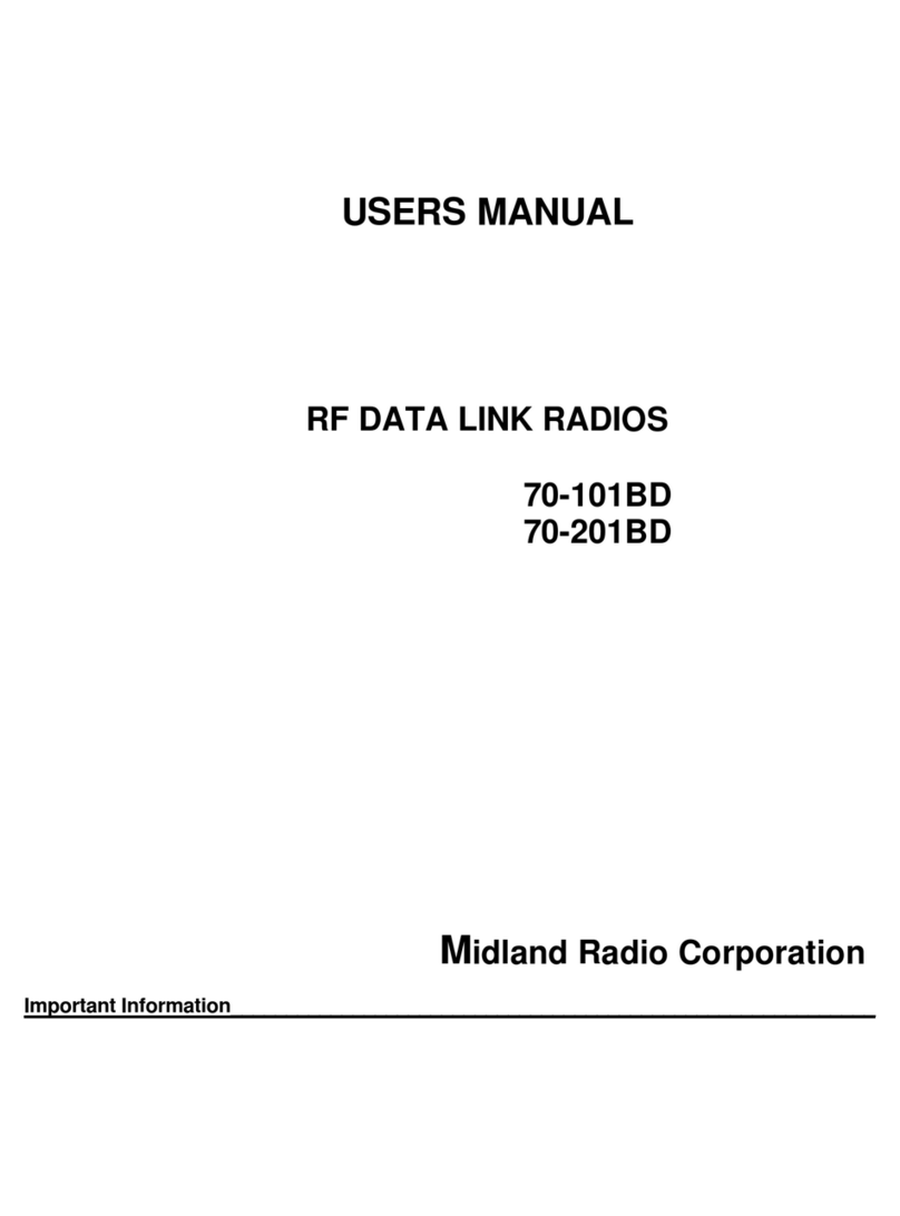 Midland Radio Corporation 70-101BD User manual