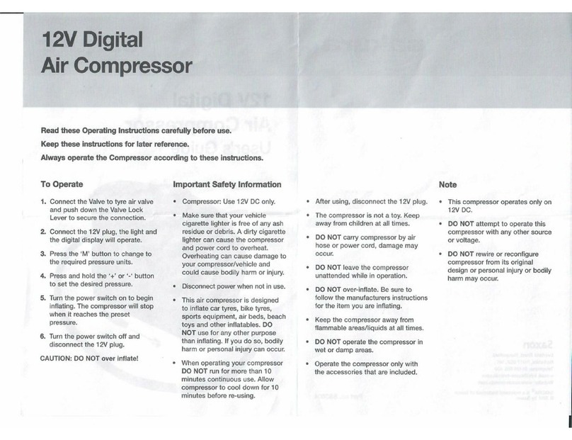 Sakura SS3604 User manual