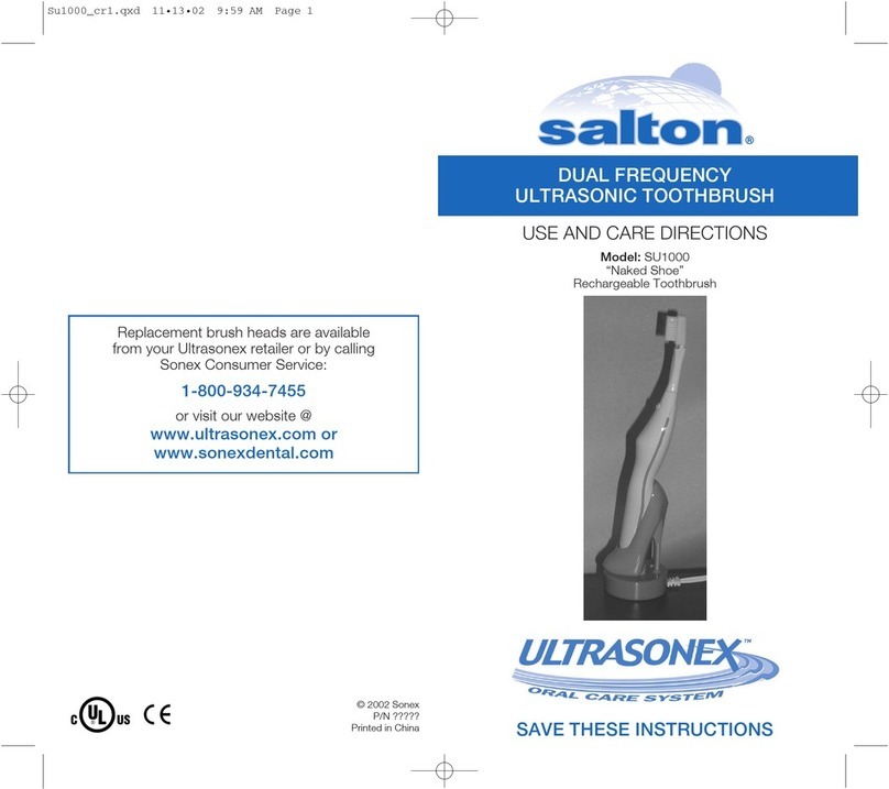 Salton SU1000 Use and Care Instruction Manual