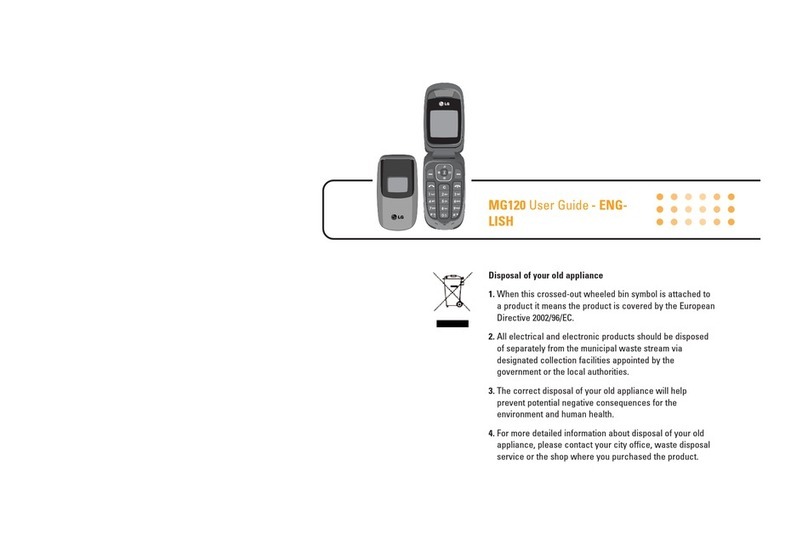 LG MG120 User manual