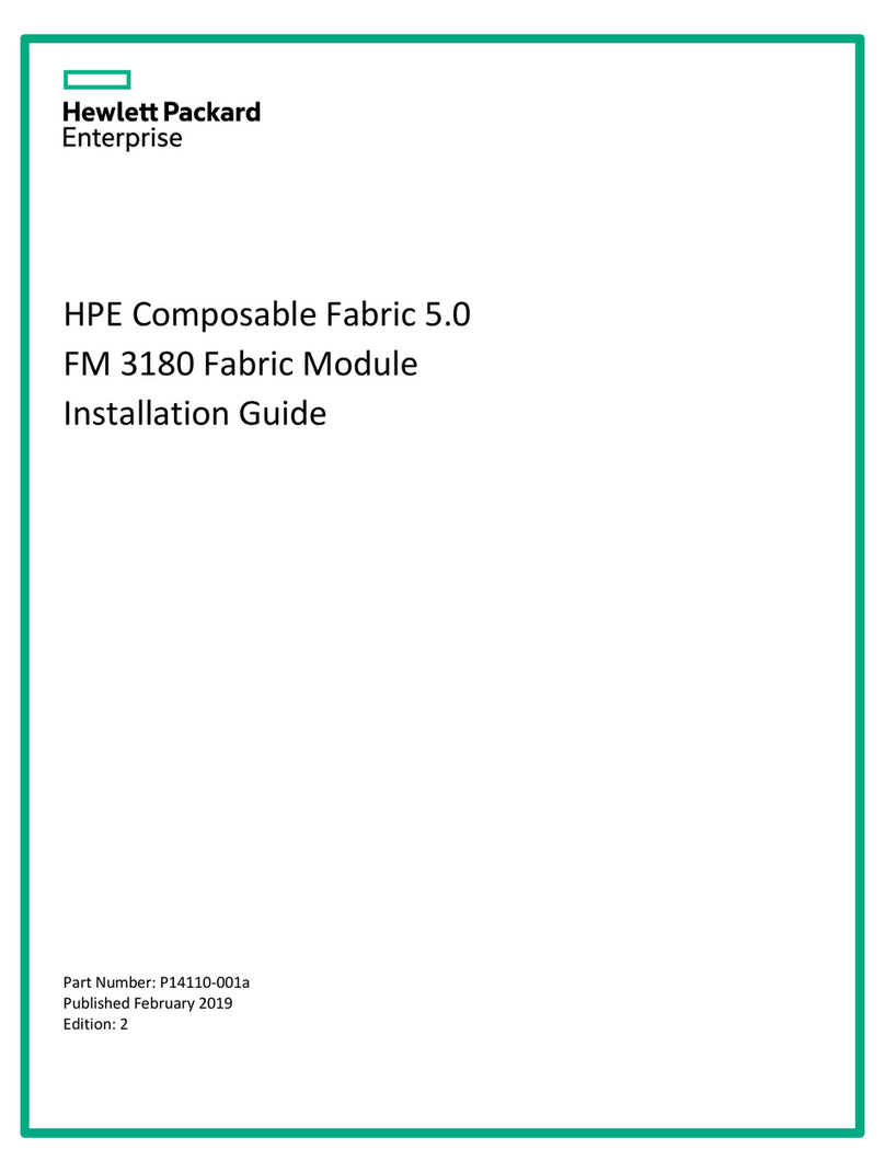 Hewlett Packard Enterprise FM 3180 installation guide