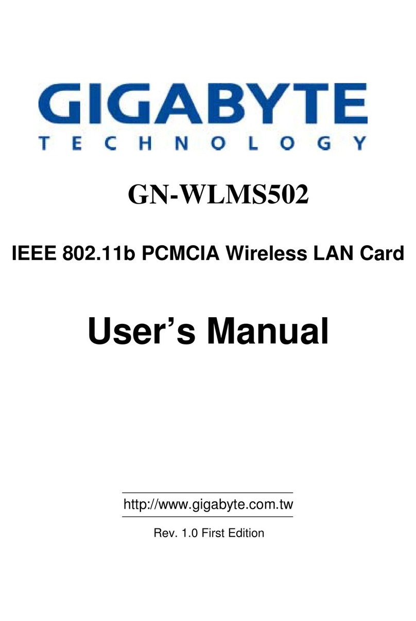Gigabyte GN-WLMS502 User manual