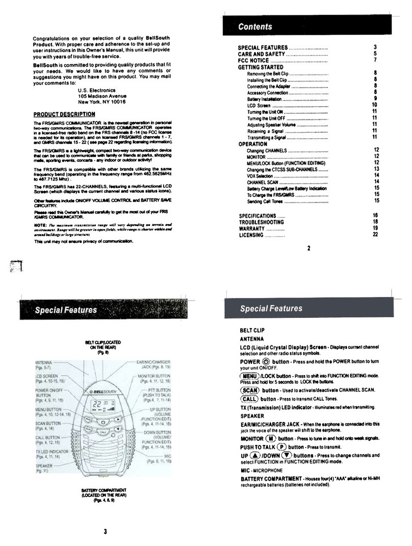 BellSouth 2225 User manual