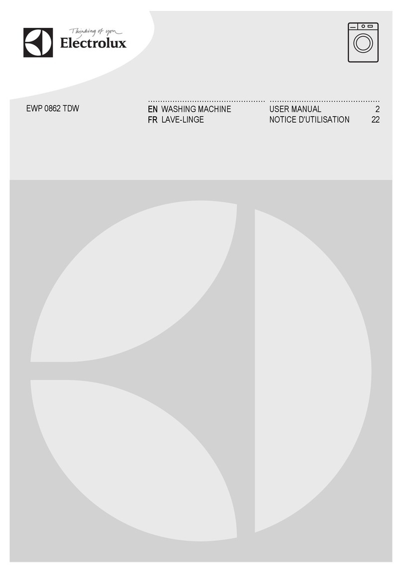 Electrolux EWP 0862 TDW user manual