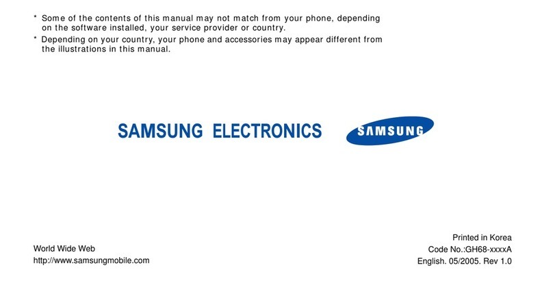 Samsung SGH-E860V User manual