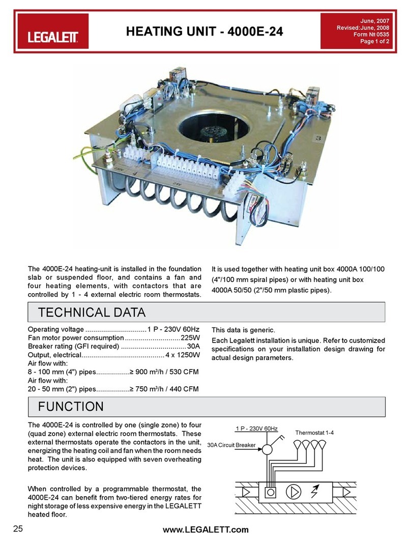 Legalett 4000E-24 manual