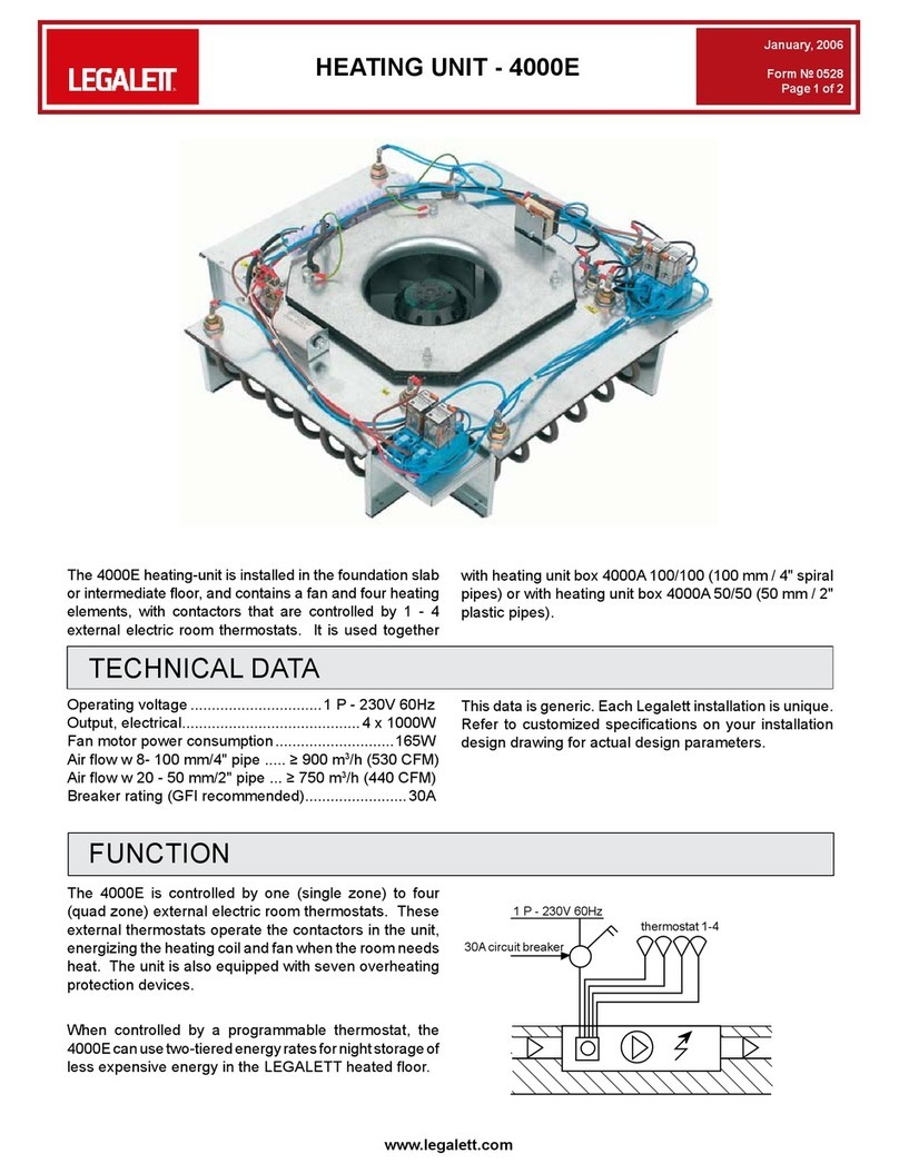 Legalett 4000E User manual