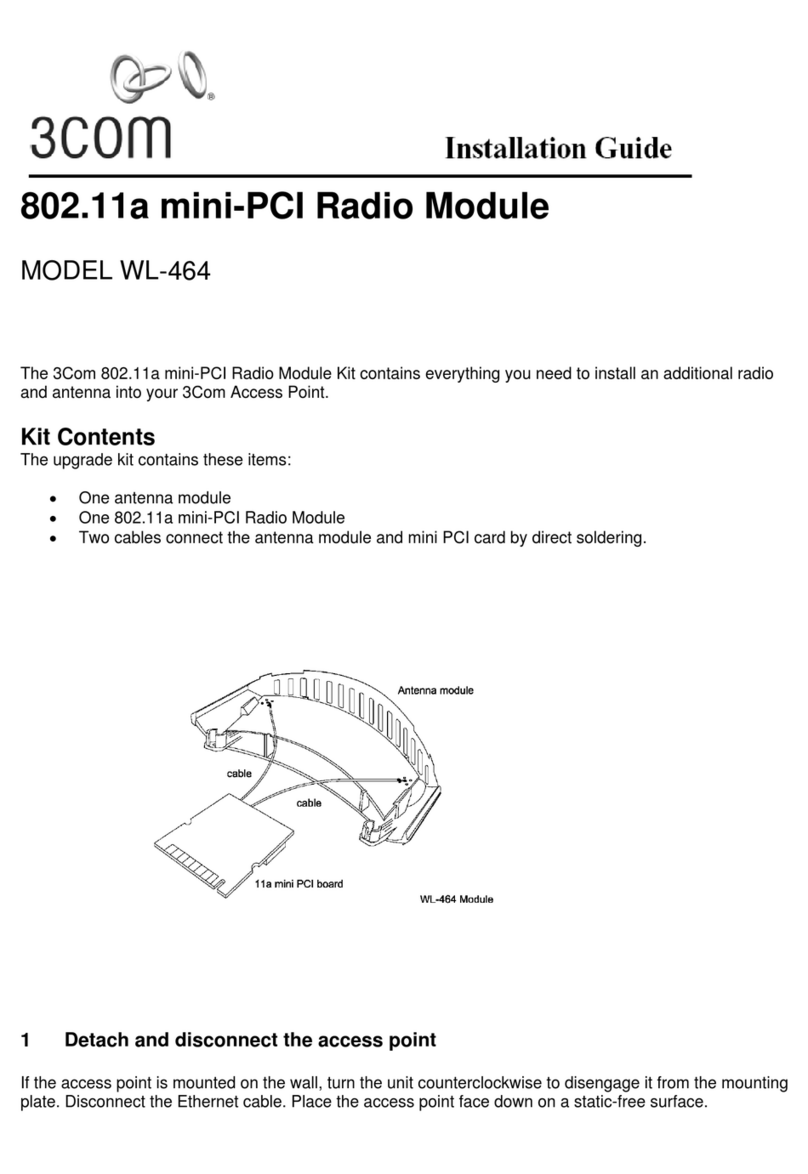 3Com WL-464 installation guide