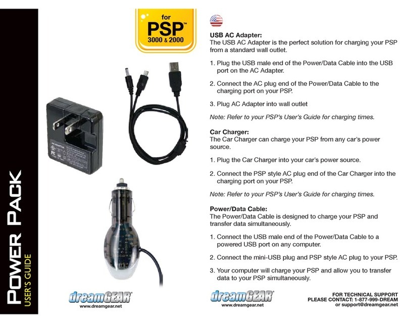 DreamGEAR Power Pack user guide
