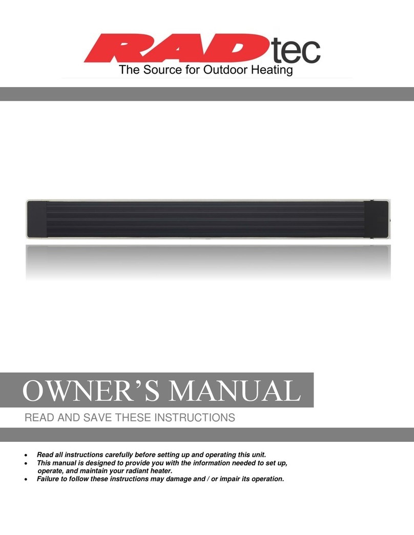 RADtec X15R owner's manual