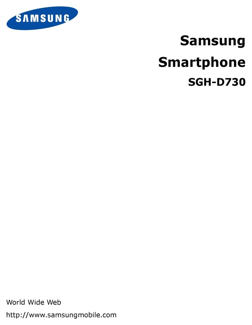 Samsung SGH-D730 User manual