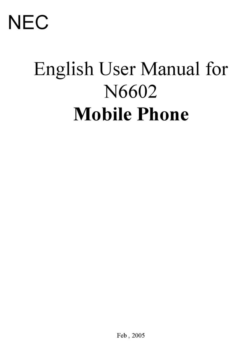 NEC N6602 User manual