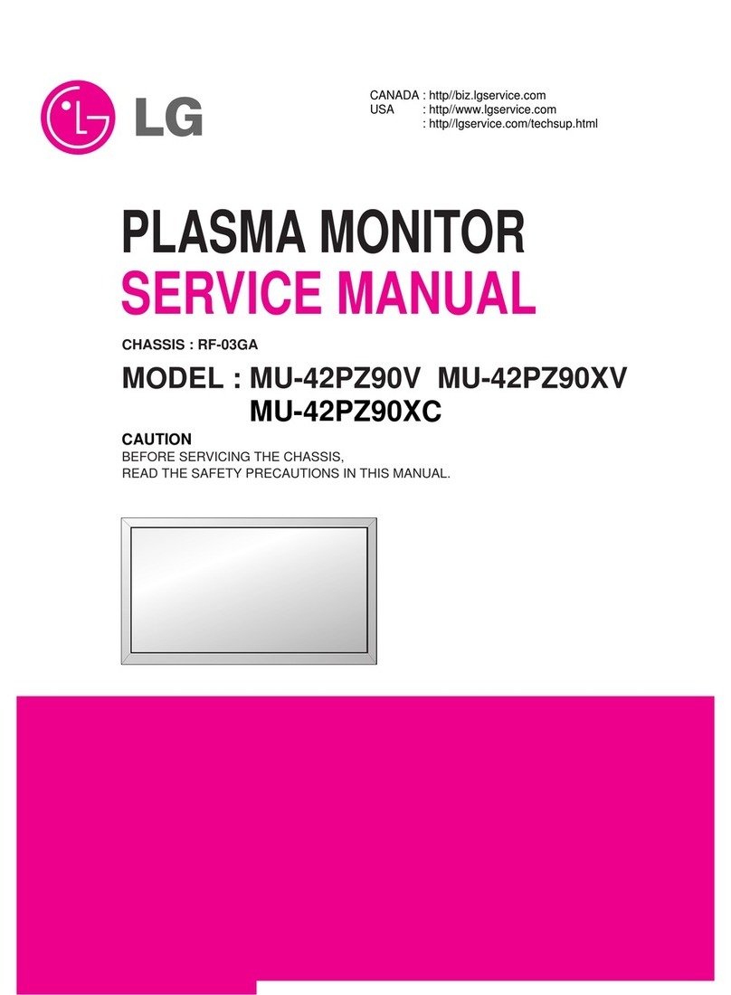 LG MU-42PZ90V Service manual