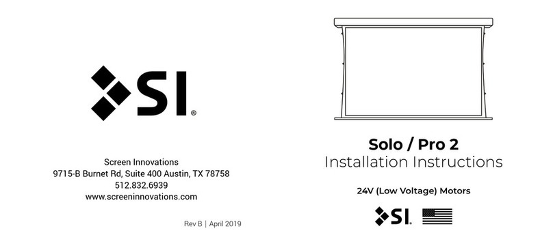 Screen Innovations Solo/Pro 2 installation instructions
