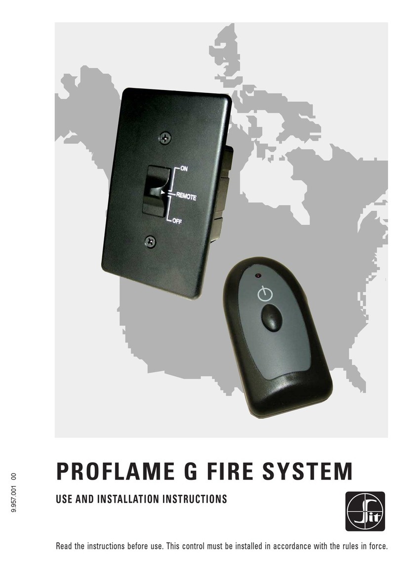 SITGroup 584 PROFLAME G Use and Installation Instructions