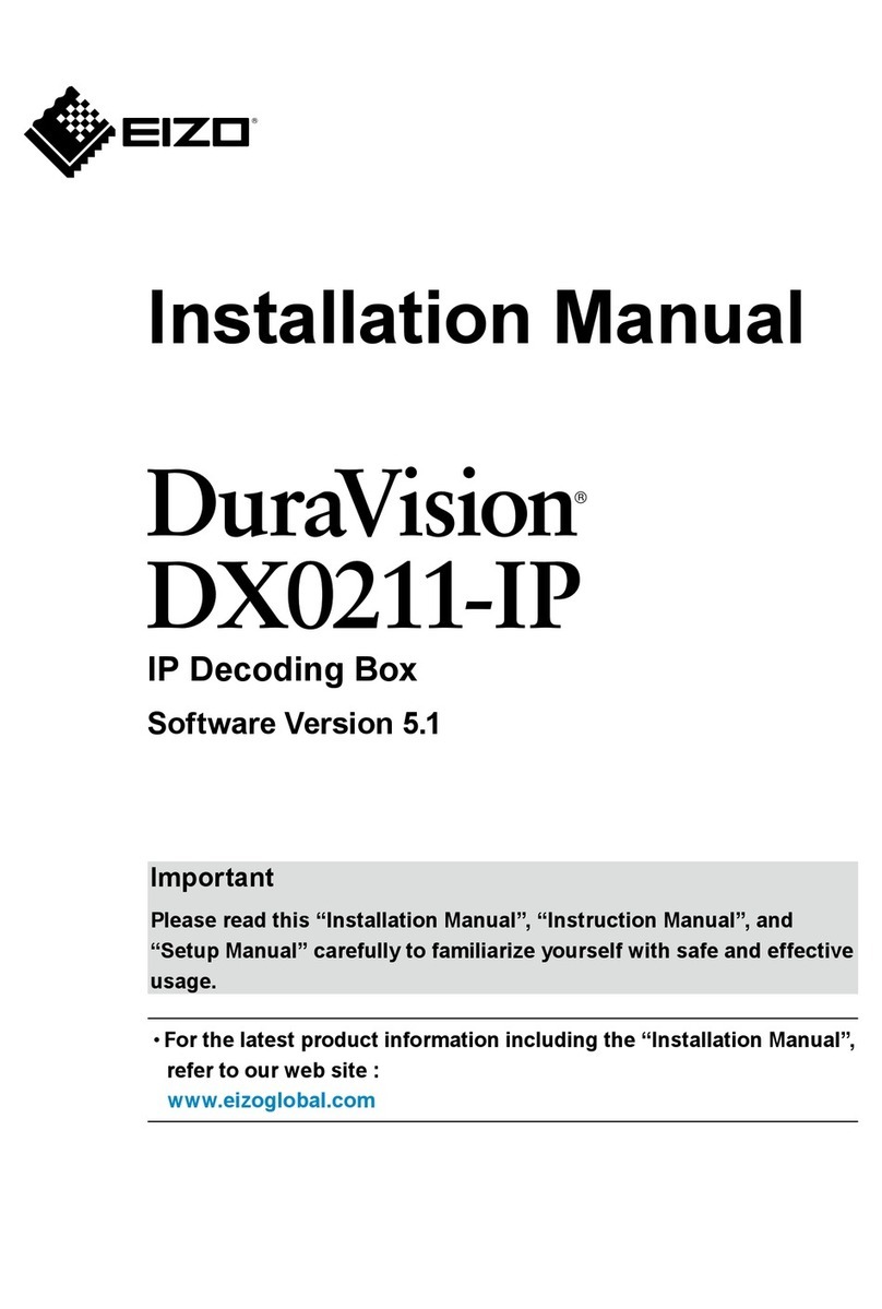 Eizo DuraVision DX0211-IP User manual