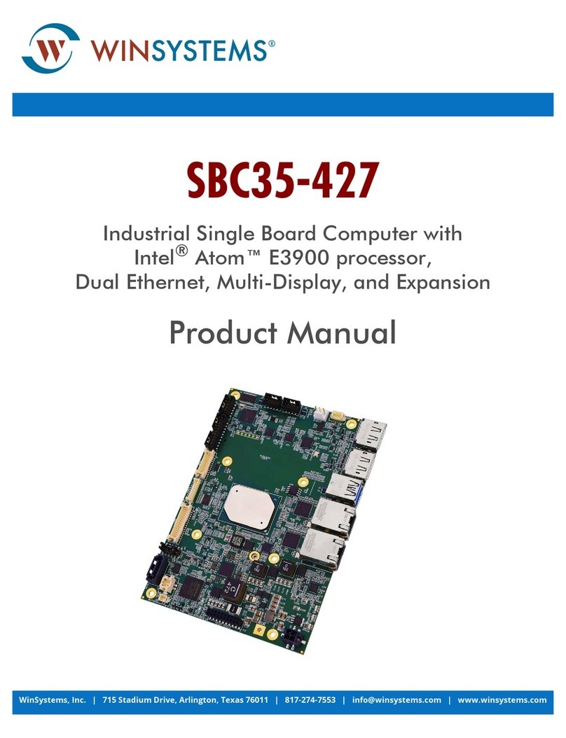 WinSystems SBC35-427 User manual