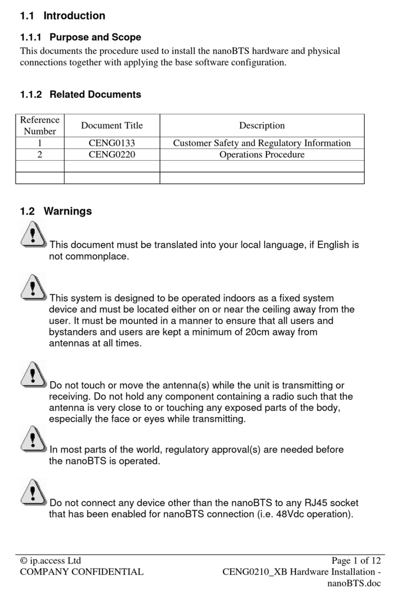 Ip.Access nanoBTS user manual