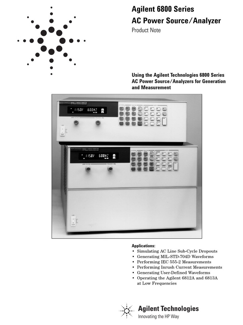 Agilent Technologies 6800 Series Product note
