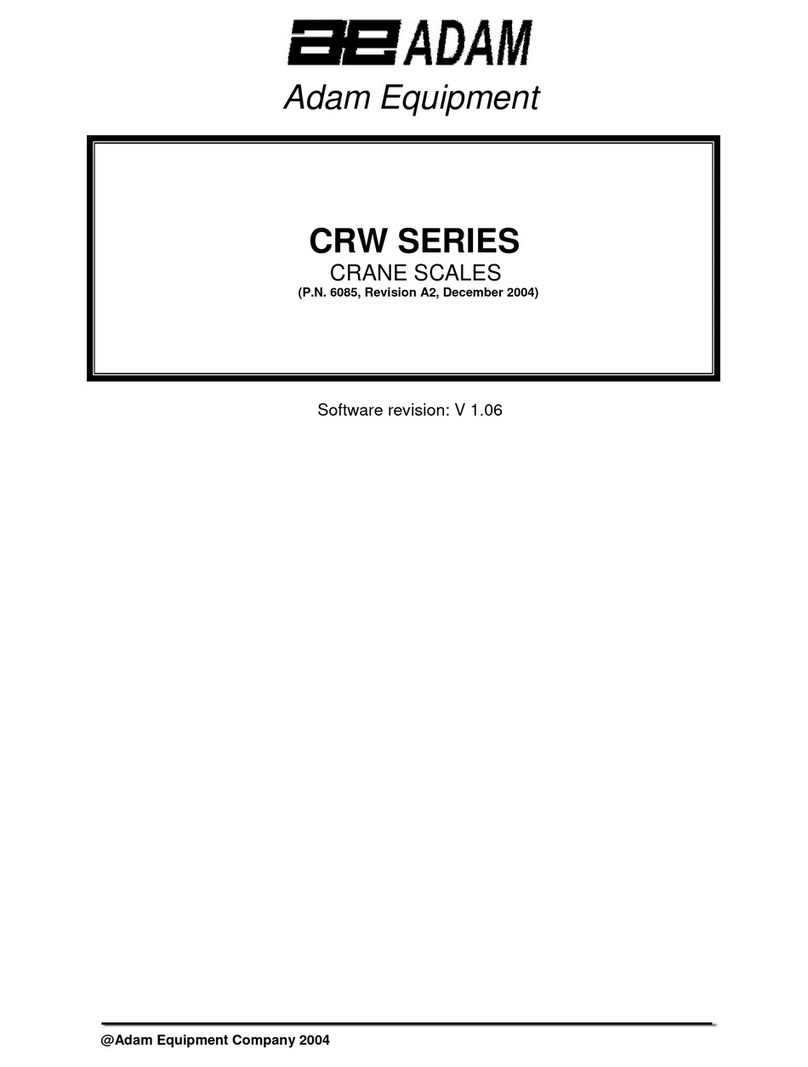 Adam Equipment CRW Series manual
