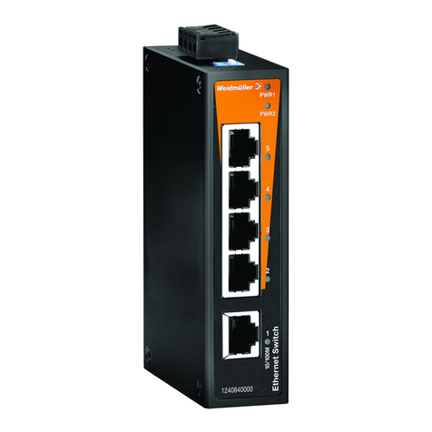 Weidmuller IE-SW-BL05T-5TX Manual