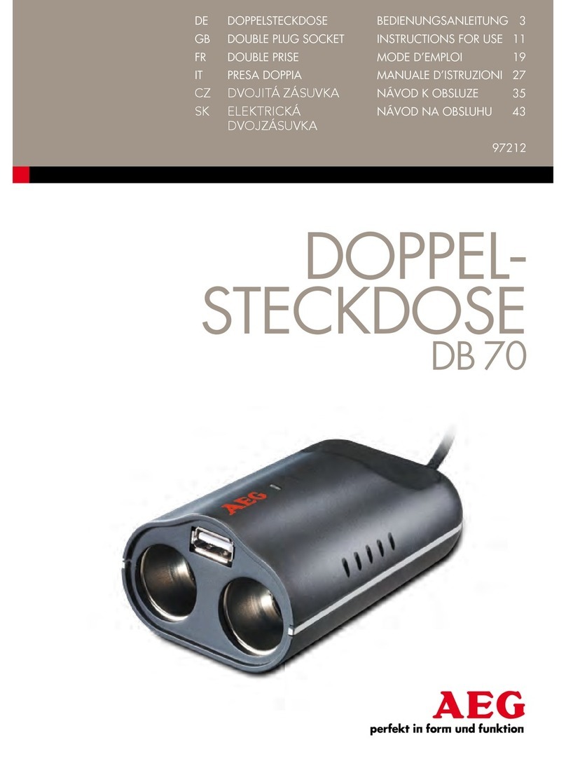 AEG DB 70 Instructions for use