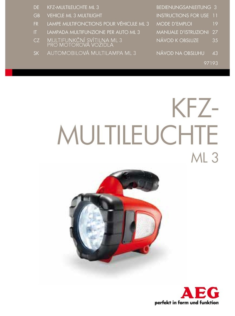 AEG ML 3 User manual