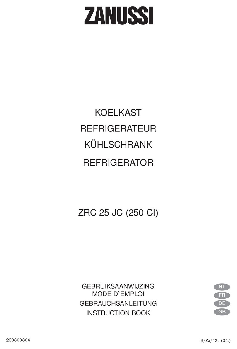Zanussi ZRC 25 JC User manual