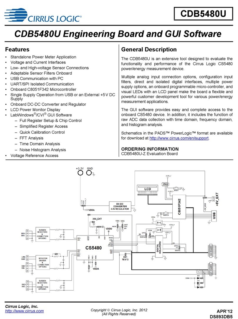 Cirrus Logic CDB5480U General description
