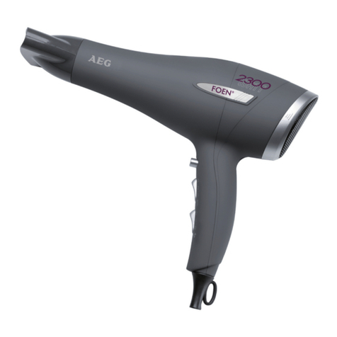AEG Profi-Foen HT 5580 User manual AEG Profi-Foen HT 5580 User manual