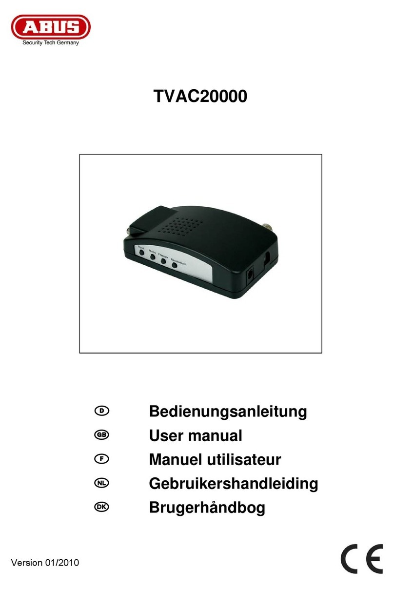 Abus TVAC20000 user manual