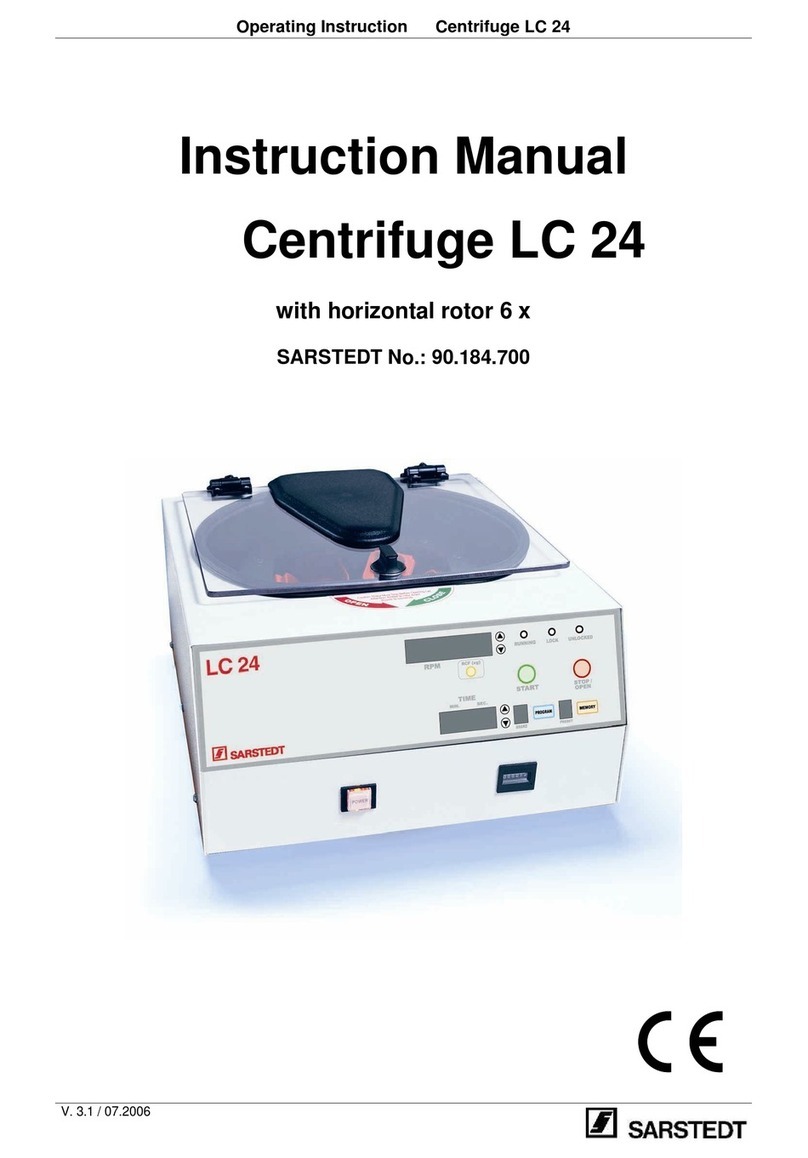 Sarstedt LC 24 User manual