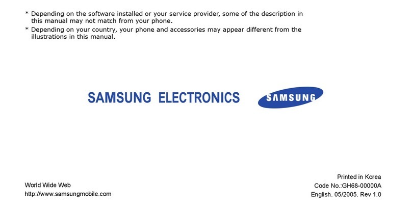 Samsung SGH-E760 User manual