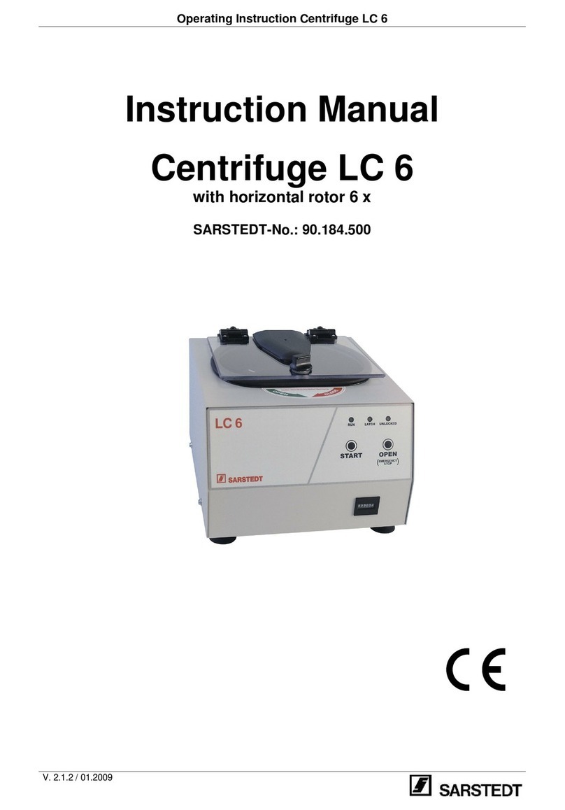 Sarstedt LC 6 User manual