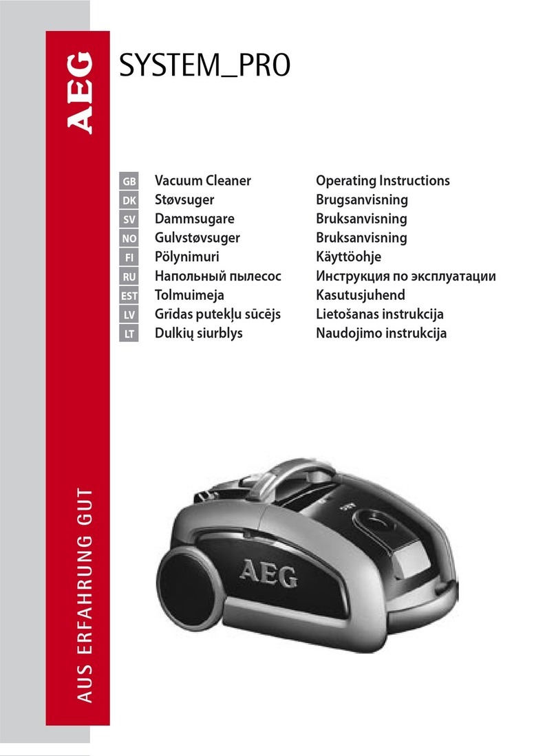 AEG PRO User manual