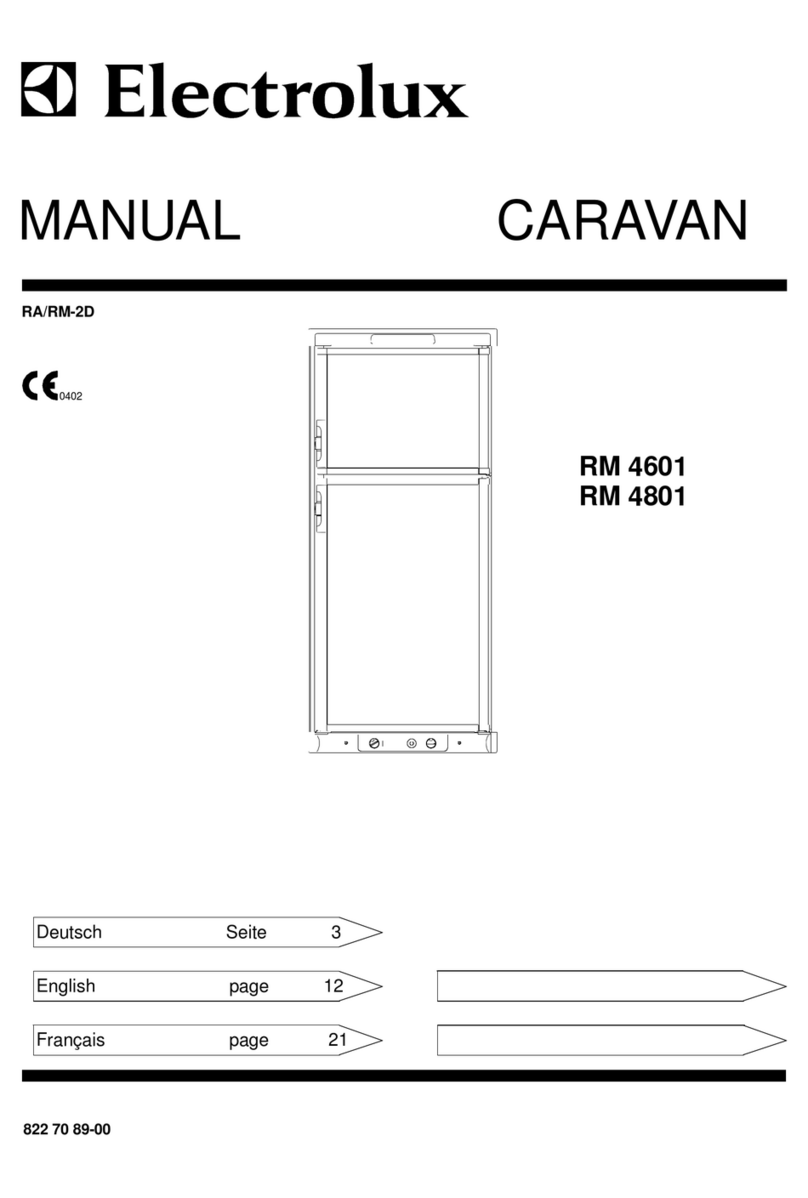 Electrolux CARAVAN RM 4601 manual
