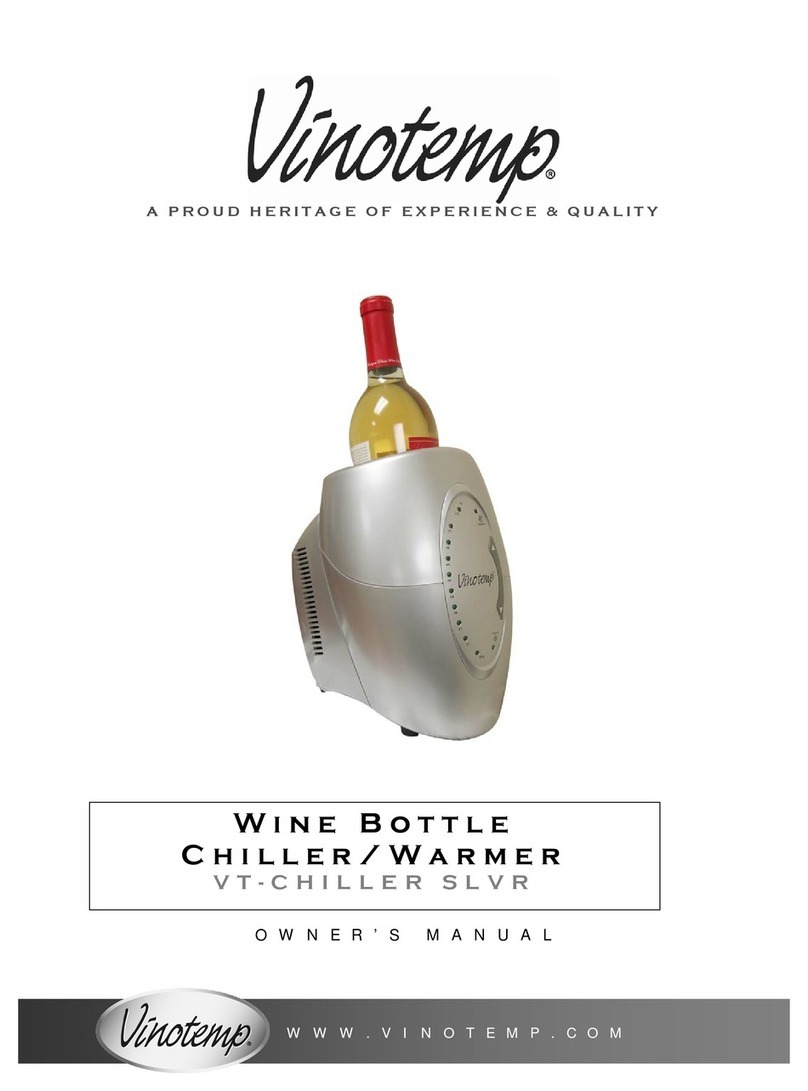 Vinotemp VT-CHILLER SLVR owner's manual