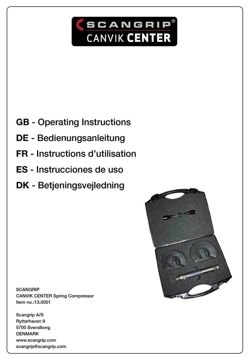 SCANGRIP CANVIK CENTER User manual