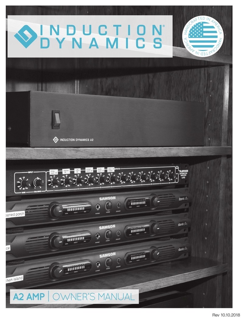 Induction Dynamics A2 AMP owner's manual