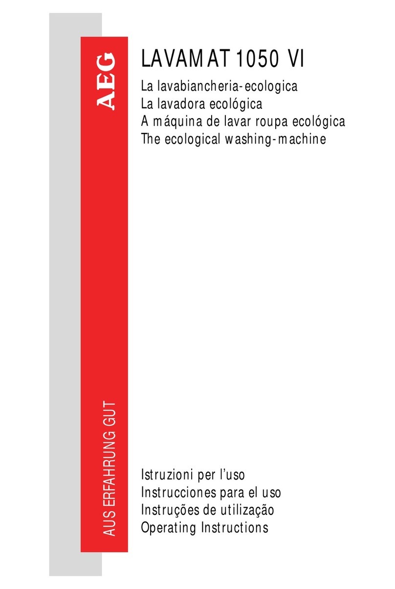 AEG LAVAMAT 1050 VI User manual
