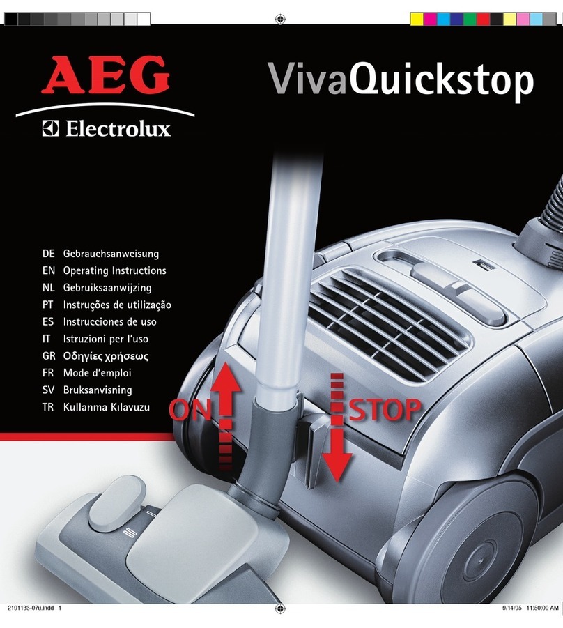 AEG Electrolux Viva Quick Stop User manual AEG Electrolux Viva Quick Stop User manual
